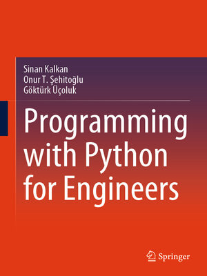 cover image of Programming with Python for Engineers
